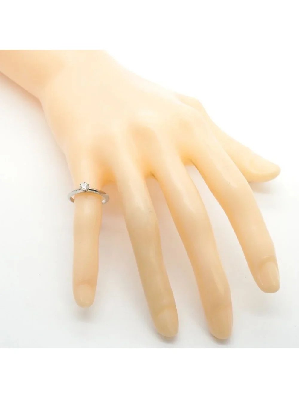 Tiffany & Co Ring Solitaire Platinum Diamond